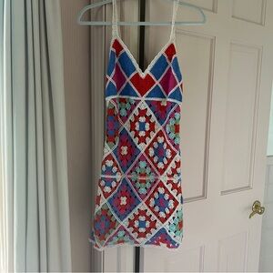 Crochet Mini Dress
